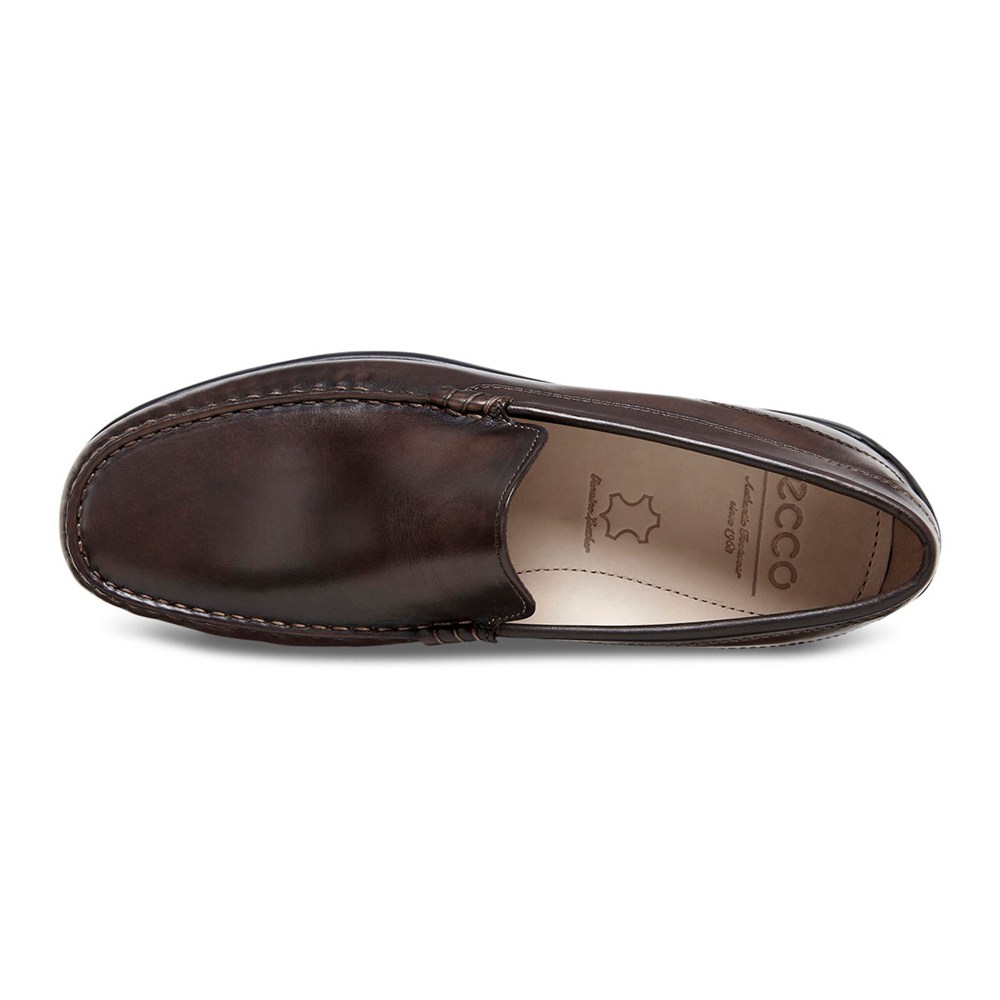 Mocasines Hombre - ECCO Classic Moc 2.0 - Marrom - ATZ852670